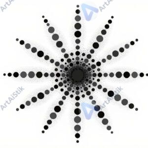 Точки разного размера