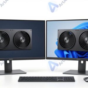 Настольный компьютер с двумя мониторами