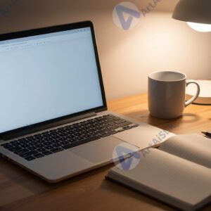 Стол с ноутбуком