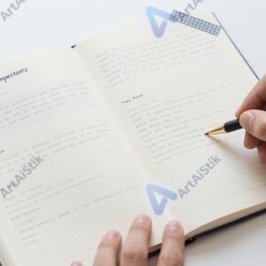 Договор с закладками‑стикерами по важным разделам.