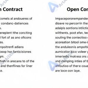 Открытый договор на двух языках