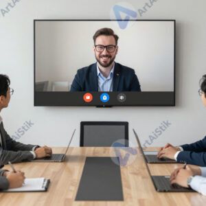 Маленькая группа в переговорной