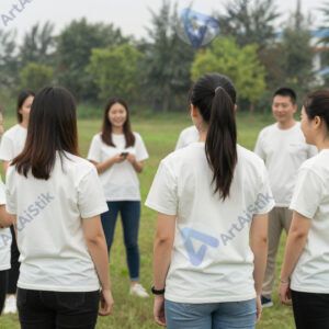 Команда на выездном тимбилдинге