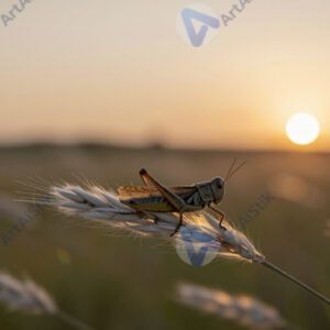 Степь с ковылём