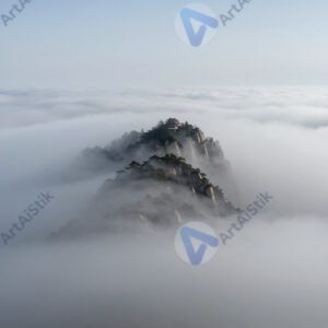 Гора в облаках