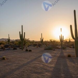 Плато с кактусами