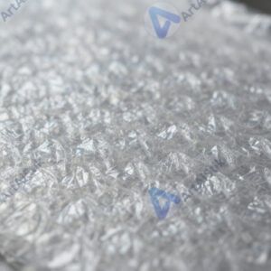 Крупный план пузырчатой упаковочной плёнки.