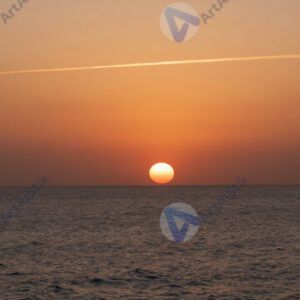 Закат над морем