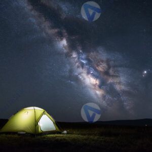 Звездное небо над палаткой