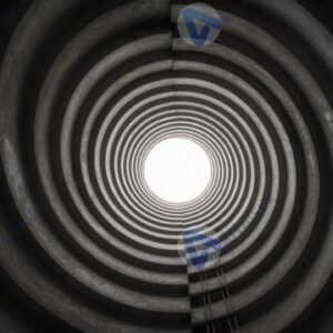 Линии создают спиральный рисунок