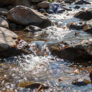 Ручей в камнях