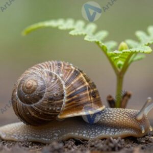 Папоротник разворачивается