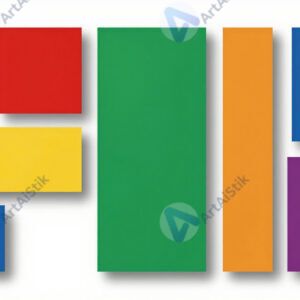 Набор разноцветных прямоугольников