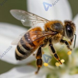 Пчела на соцветии