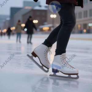 Каток зимой